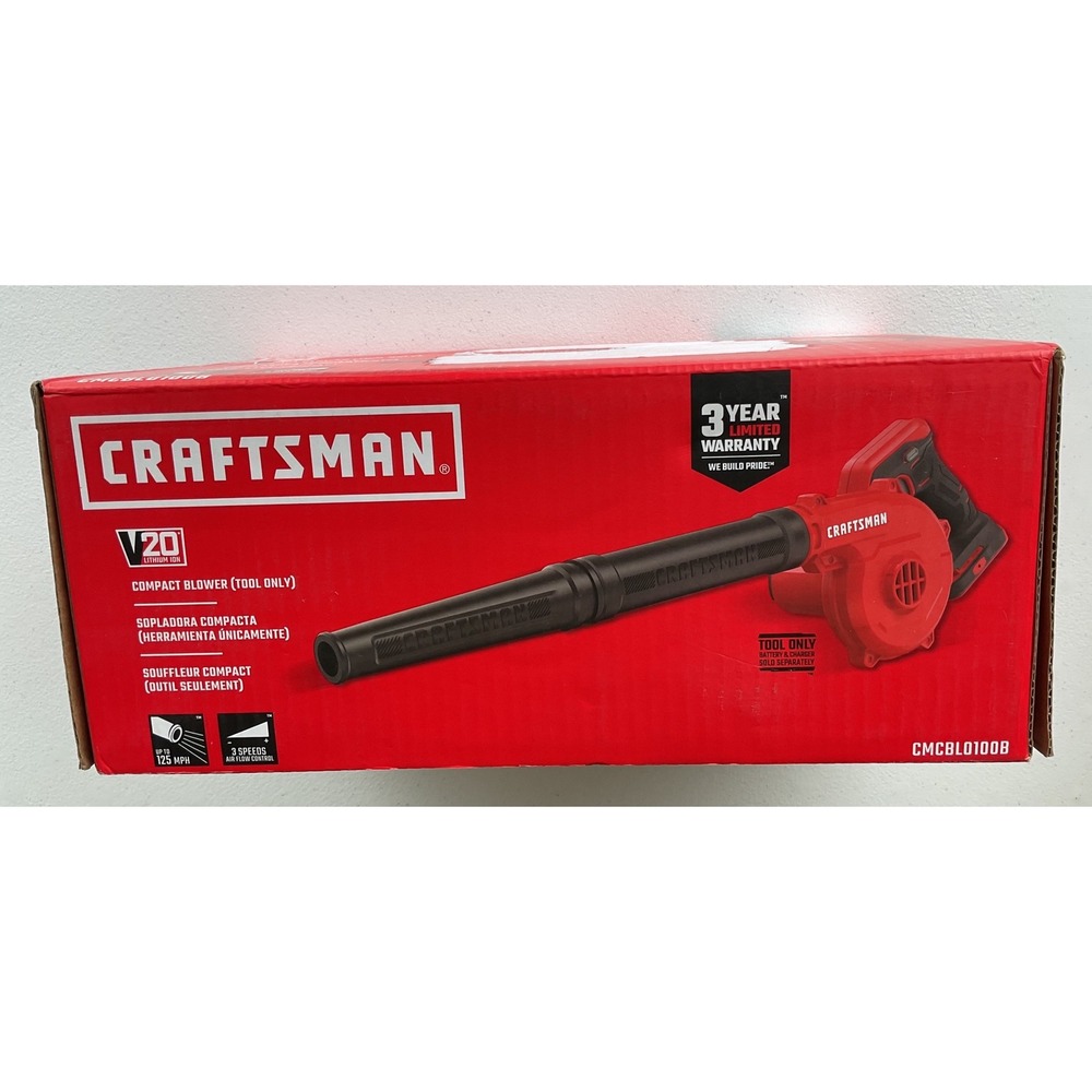 Craftsman V20 20V Max Compact Cordless Blower Tool Only CMCBL0100B